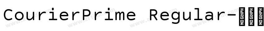 CourierPrime Regular字体转换